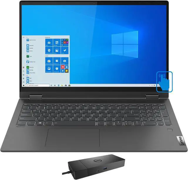 Main image of Lenovo IdeaPad Flex 5 15A Home & Business 2-in-1 Laptop (AMD Ryzen 7 5700U 8-Core, 15.6" 60Hz Touch Full HD (1920x1080), AMD Radeon, 16GB RAM, 512GB SSD, Win 11 Home) with WD19S 180W Dock