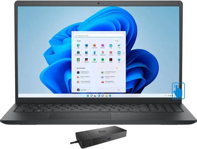Main image of Dell Inspiron 3511 Home & Business Laptop (Intel i5-1035G1 4-Core, 15.6" 60Hz Full HD (1920x1080), Intel UHD, 8GB RAM, 500GB  HDD, Wifi, USB 3.2, HDMI, Win 11 Home S-Mode) with WD19S 180W Dock