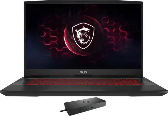 Main image of MSI Pulse GL76 -17 Gaming & Entertainment Laptop (Intel i7-12700H 14-Core, 17.3" 144Hz Full HD (1920x1080), NVIDIA RTX 3060, 16GB RAM, Win 10 Pro) with WD19S 180W Dock