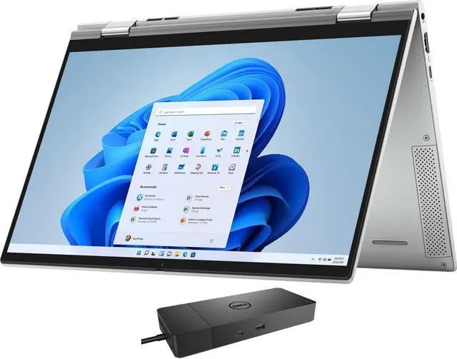 Main image of Dell Inspiron 7000 Home & Business 2-in-1 Laptop (Intel i5-1135G7 4-Core, 13.3" 60Hz Touch Full HD (1920x1080), Intel Iris Xe, 8GB RAM, 512GB SSD + 32GB Optane, Win 10 Home) with WD19S 180W Dock