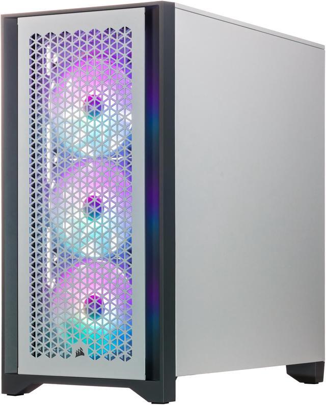 Alt view image 5 of 7 - Velztorm Argentux Gaming Desktop PC White White (Intel i7-11700K 8-Core, 128GB DDR4, 1TB PCIe SSD + 2TB HDD (3.5), Radeon RX 6900 XT 16GB, 360mm AIO, RGB Fans, 750W PSU, AC WiFi, BT, Win10H) VELZ0014