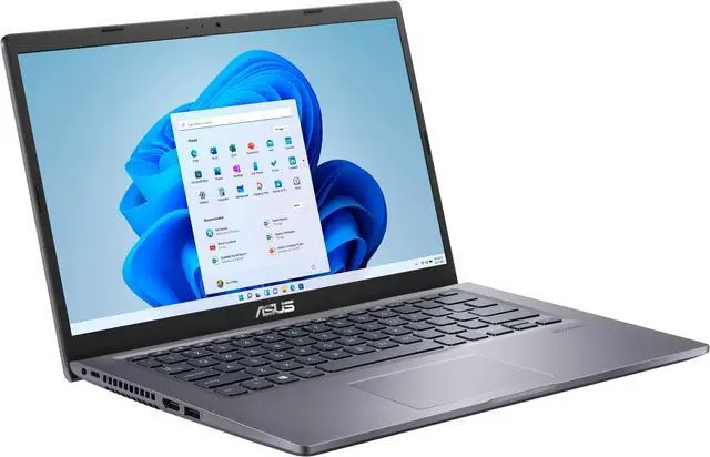 Alt view image 3 of 7 - ASUS Vivobook 14 Thin and Light Slate Grey Laptop 14.0" HD Display (AMD Ryzen 3 3250U, 8GB RAM, 128GB SSD, AMD Radeon, USB Type-C, WiFi 5, BT 5, Webcam, Win 10 Pro)