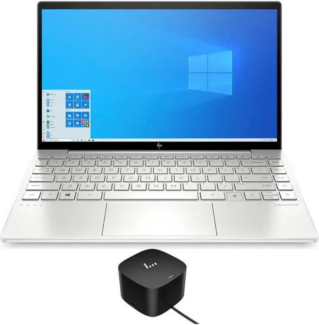 Main image of HP ENVY 13 Home & Business Laptop (Intel i5-1135G7 4-Core, 13.3" 60Hz Full HD (1920x1080), Intel Iris Xe, 8GB RAM, 512GB m.2 SATA SSD, Backlit KB, Wifi, Webcam, Win 10 Home) with 120W G4 Dock