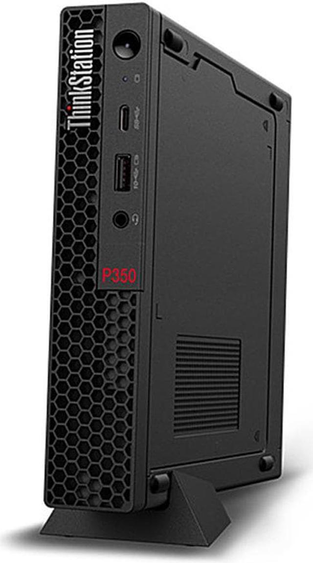 Alt view image 6 of 7 - Lenovo ThinkStation P350 Tiny Home & Business Desktop (Intel i7-11700T 8-Core, NVIDIA T600, 32GB RAM, 512GB PCIe SSD, Wifi, USB 3.2, HDMI, Bluetooth, Win 10 Pro)