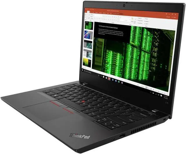 Alt view image 4 of 7 - Lenovo ThinkPad L14 Home & Business Laptop (Intel i5-1135G7 4-Core, 14.0" 60Hz Touch Full HD (1920x1080), Intel Iris Xe, 8GB RAM, 256GB SSD, Wifi, HDMI, Webcam, Win 10 Pro) with WD19S 180W Dock