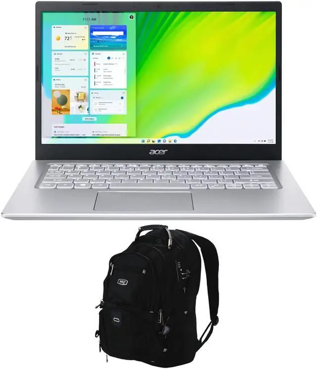 Main image of Acer Aspire 5 Home & Business Laptop (Intel i5-1135G7 4-Core, 14.0" 60Hz Full HD (1920x1080), Intel Iris Xe, 16GB RAM, 512GB PCIe SSD, Backlit KB, Wifi, Win 10 Pro) with Travel & Work Backpack