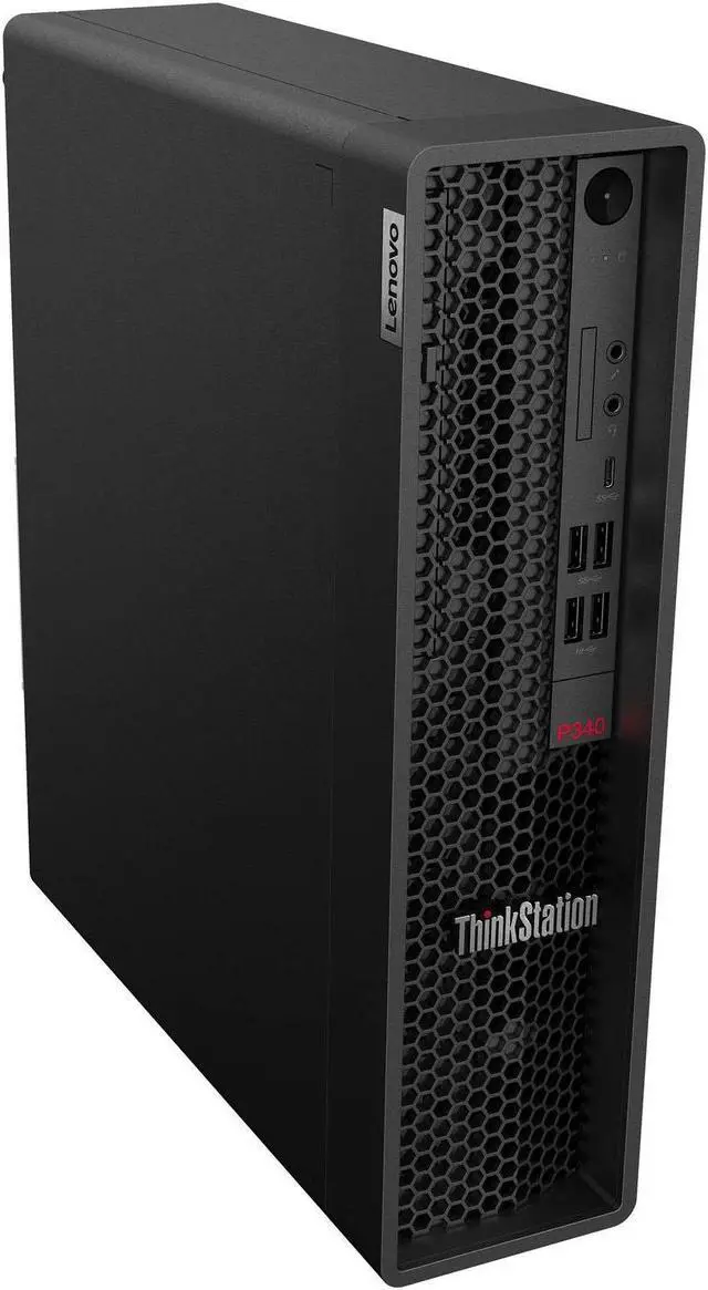 Alt view image 5 of 7 - Lenovo ThinkStation P340 SFF Home & Business Desktop (Intel i7-10700 8-Core, Intel UHD 630, 16GB RAM, 512GB SSD, USB 3.2, Display Port, SD Card, Win 11 Pro) with 120W G4 Dock