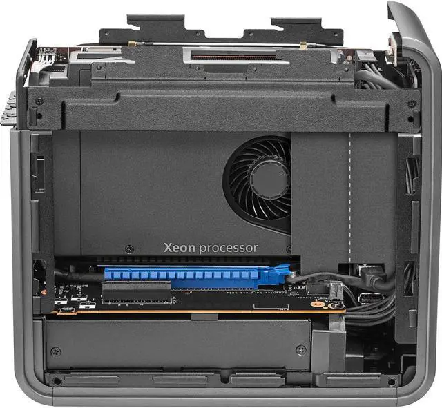 Alt view image 4 of 4 - Intel NUC 9 Pro Kit NUC9VXQNX Home & Business Mini Desktop (Intel Xeon E-2286M 8-Core, Intel UHD 630, 4GB RAM, 128GB m.2 SATA SSD, Wifi, HDMI, Bluetooth, SD Card, Win 11 Pro) Refurbished