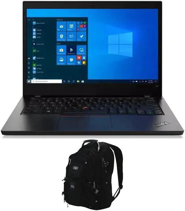 Main image of Lenovo ThinkPad L14 Gen 2 Home & Business Laptop (Intel i7-1165G7 4-Core, 14.0" 60Hz Touch Full HD (1920x1080), Intel Iris Xe, 16GB RAM, 256GB SSD, Win 10 Pro) with Travel & Work Backpack