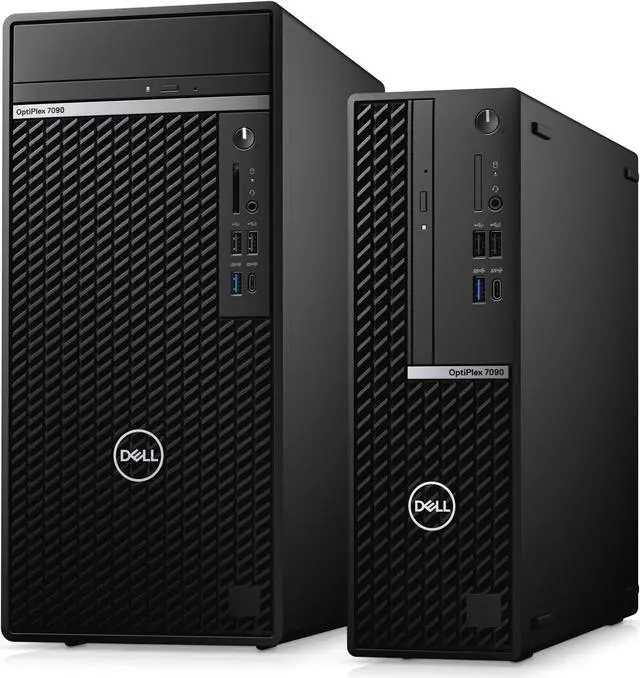 Alt view image 4 of 5 - Dell Optiplex 7090 Tower Desktop Computer (Intel i7-11700 8-Core, Intel UHD 750, 32GB RAM, 1TB HDD (3.5), RJ-45, DVD-RW, USB 3.2, 2 Display Port, Black, Win 10 Pro)