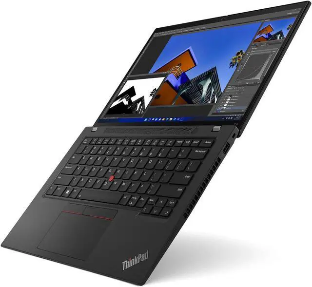 Alt view image 4 of 7 - Lenovo ThinkPad T14 Home & Business Laptop (Intel i7-1260P 12-Core, 40GB RAM, 2TB PCIe SSD, Intel Iris Xe, 14.0" 60 Hz Wide UXGA (1920x1200), Fingerprint, Wifi, Bluetooth, Win 10 Pro) (Renewed)