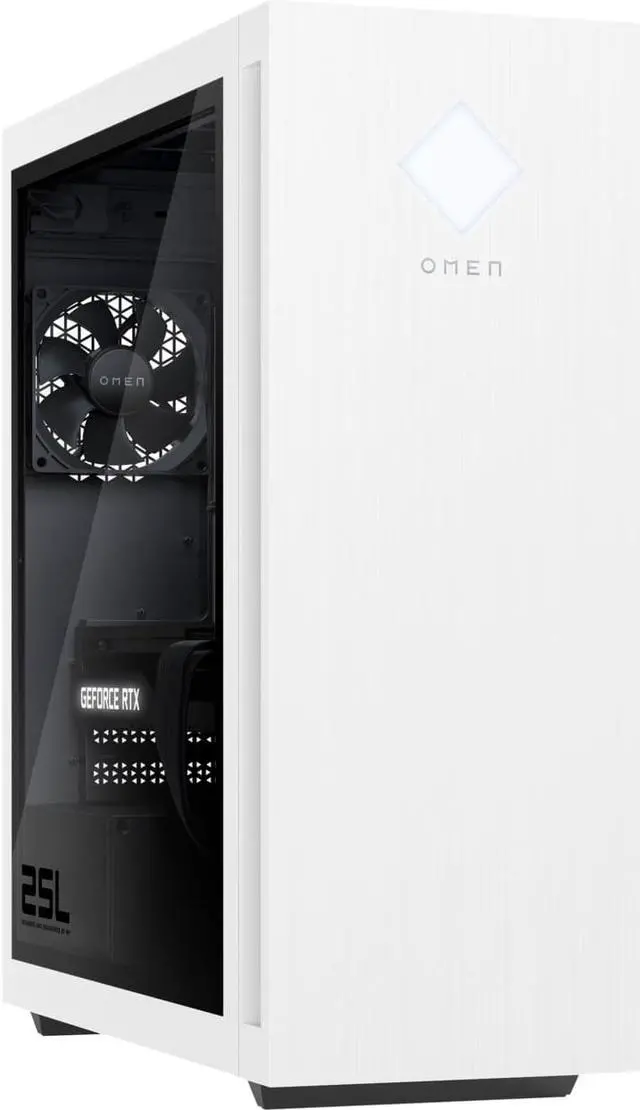 Alt view image 3 of 7 - HP OMEN 25L Gaming & Entertainment Desktop PC (AMD Ryzen 5 5600G 6-Core, GeForce GTX 1660 Super, 32GB RAM, 512GB PCIe SSD + 1TB HDD (3.5), Wifi, USB 3.2, HDMI, Bluetooth, Win 11 Pro) Refurbished