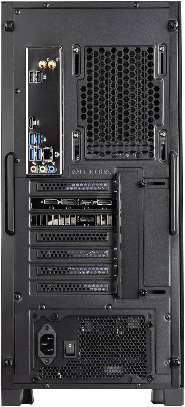Alt view image 7 of 7 - Velztorm Pilum Gaming Desktop PC (AMD Ryzen 7 5700X, GeForce RTX 5060, 32GB DDR4, 1TB PCIe SSD + 2TB HDD, 120mm AIO, 750W PSU, RJ-45, 1 Display Port, HDMI, Win 11 Home)