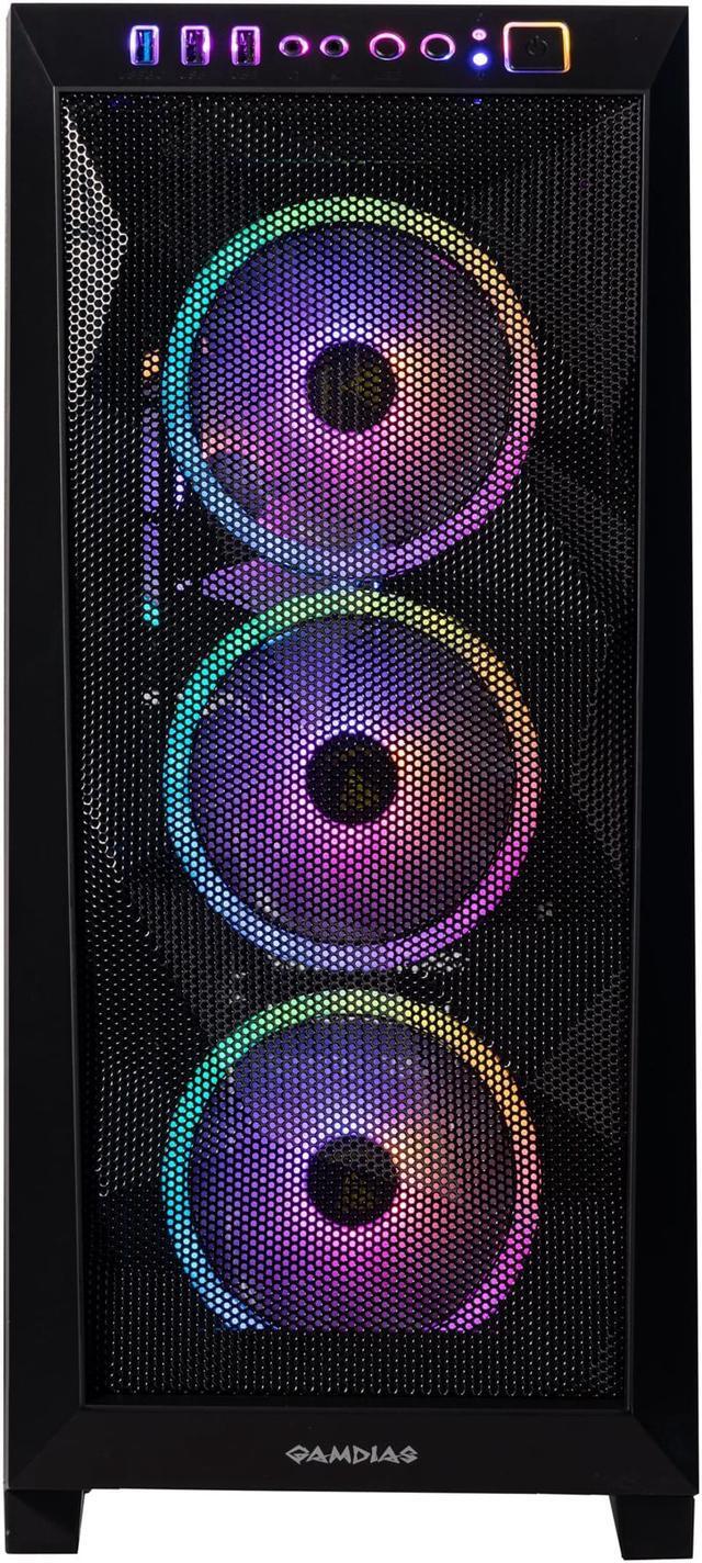Alt view image 4 of 7 - Velztorm Pilum Gaming Desktop PC (AMD Ryzen 7 5700X, GeForce RTX 5060, 32GB DDR4, 1TB PCIe SSD + 2TB HDD, 120mm AIO, 750W PSU, RJ-45, 1 Display Port, HDMI, Win 11 Home)