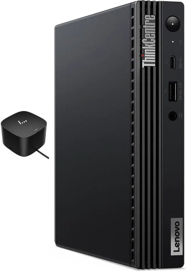 Main image of Lenovo ThinkCentre M70q Gen 2 Home & Business Mini Desktop (Intel i5-11400T 6-Core, Intel UHD 730, 8GB RAM, 128GB SSD, Wifi, USB 3.2, HDMI, Bluetooth, Display Port, Win 10 Pro) with 120W G4 Dock