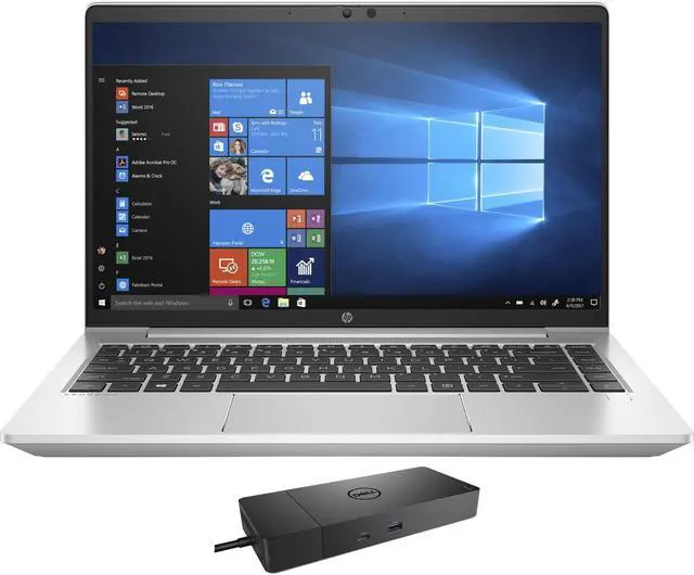 Main image of HP ProBook 440 G8 Home & Business Laptop (Intel i5-1135G7 4-Core, 14.0" 60Hz Full HD (1920x1080), Intel Iris Xe, 8GB RAM, 512GB m.2 SATA SSD, Backlit KB, Wifi, Win 10 Pro) with WD19S 180W Dock