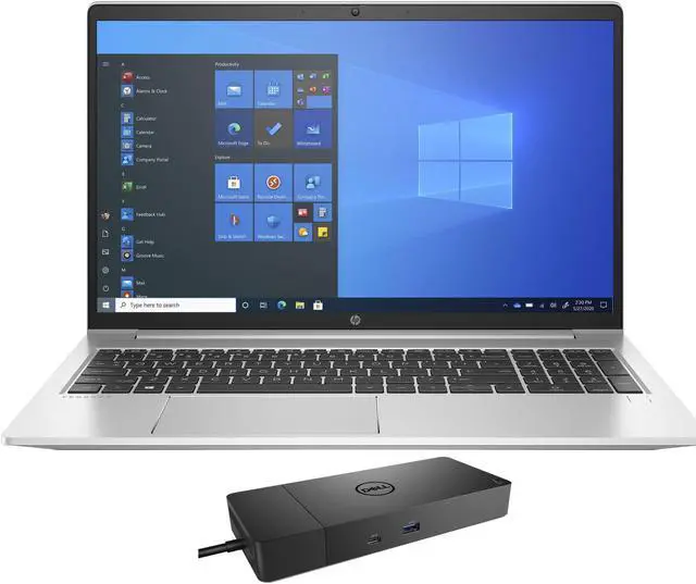 Main image of HP ProBook 450 G8 Home & Business Laptop (Intel i5-1135G7 4-Core, 15.6" 60Hz Full HD (1920x1080), Intel Iris Xe, 32GB RAM, 512GB PCIe SSD, Backlit KB, Wifi, Win 10 Pro) with WD19S 180W Dock
