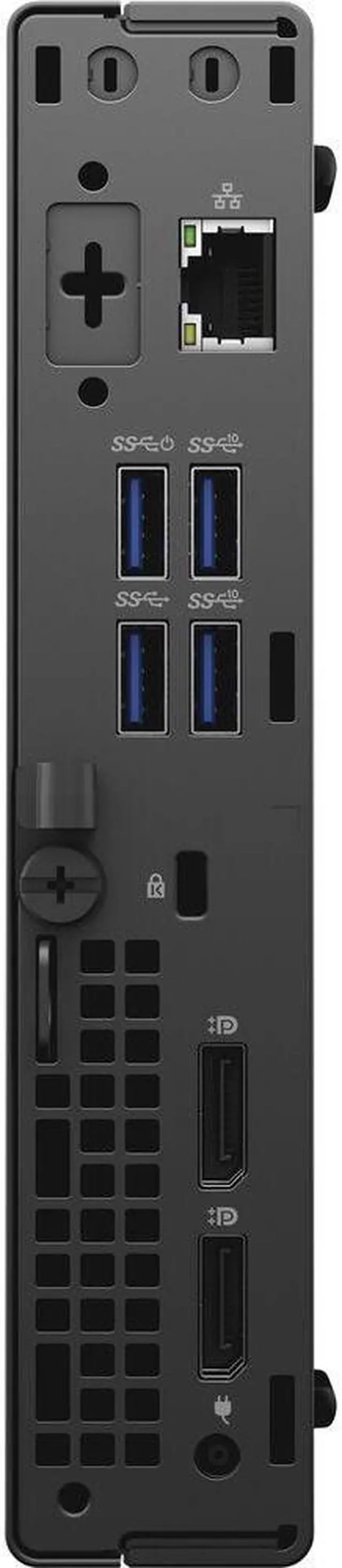 Alt view image 4 of 4 - Dell OptiPlex 7080 XE Micro Home & Business Mini Desktop (Intel i5-10500T 6-Core, Intel UHD, 8GB RAM, 256GB SSD, Wifi, USB 3.2, HDMI, Bluetooth, Display Port, No OS) with 120W G4 Dock
