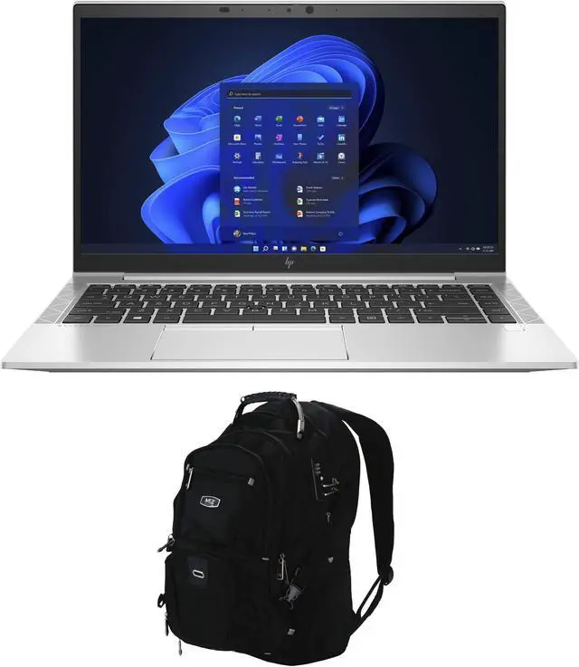 Main image of HP EliteBook 840 G8 Home & Business Laptop (Intel i5-1135G7 4-Core, 14.0" 60Hz Full HD (1920x1080), Intel Iris Xe, 16GB RAM, 512GB PCIe SSD, Backlit KB, Win 11 Pro) with Travel & Work Backpack