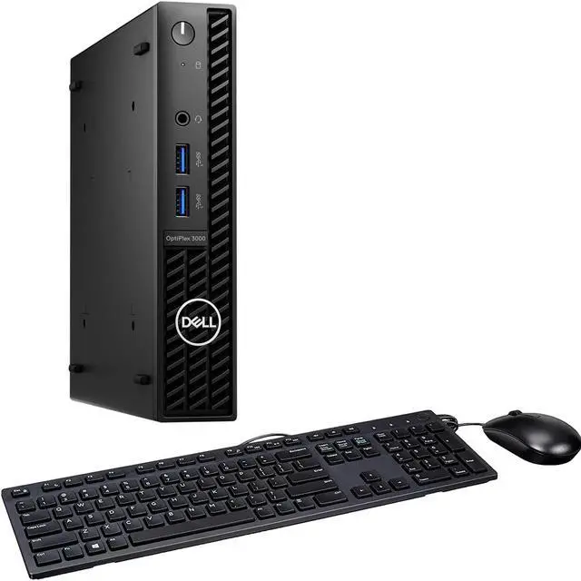 Alt view image 6 of 6 - Dell Optiplex 3000 Home & Business Mini Desktop (Intel i5-12500T 6-Core, Intel UHD, 8GB RAM, 512GB SATA SSD, Wifi, USB 3.2, HDMI, Bluetooth, Display Port, Win 10 Pro) Refurbished
