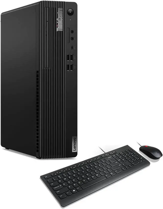 Main image of Lenovo ThinkCentre M80s SFF Business Mini Desktop (Intel i5-10500 6-Core, 16GB RAM, 1TB HDD (3.5), Intel UHD 630, DVD-RW, RJ-45, 2 Display Port, Win 11 Pro) with Hub