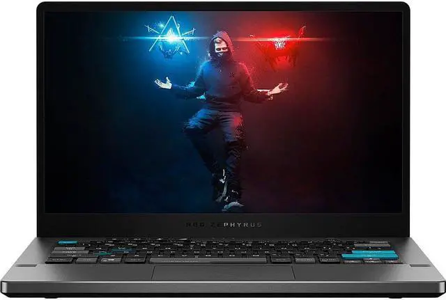 Alt view image 2 of 7 - ASUS ROG Zephyrus G14 AW SE 14.0" 120Hz 2K QHD Gaming Laptop (AMD Ryzen 9 5900HS 8-Core, GeForce RTX 3050 Ti 4GB, 24GB RAM, 1TB PCIe SSD, Backlit KYB, WiFi 6, BT 5.2, Win 10 Pro)
