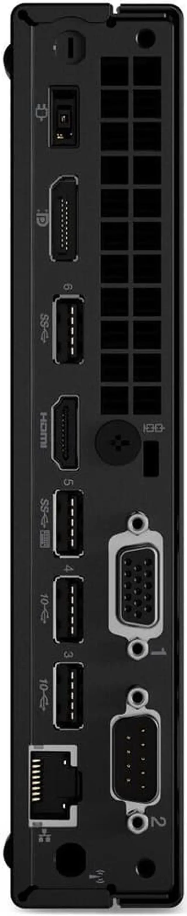 Alt view image 2 of 5 - Lenovo ThinkCentre M70q School & Business Mini Desktop (Intel i5-10400T 6-Core, Intel UHD 630, 8GB RAM, 2TB PCIe SSD, Wifi, USB 3.2, HDMI, Bluetooth, Win 10 Pro) with Microsoft 365 Personal , Hub