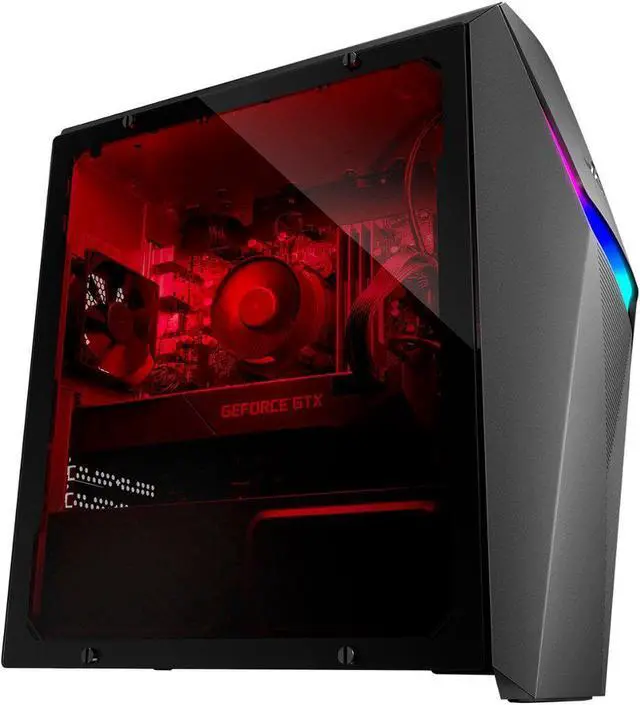 Alt view image 5 of 6 - ASUS ROG Strix G10DK Gaming Desktop PC (AMD Ryzen 7 5700G 8-Core, NVIDIA GeForce RTX 3060, 64GB RAM, 1TB PCIe SSD + 2TB HDD (3.5), Wifi, HDMI, Bluetooth, Display Port, Win 11 Pro) (Renewed)