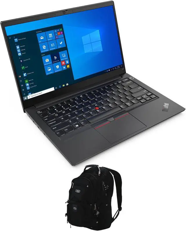 Main image of Lenovo ThinkPad E14 Gen 3 Home & Business Laptop (AMD Ryzen 7 5700U 8-Core, 14.0" 60Hz Full HD (1920x1080), AMD Radeon, 16GB RAM, 256GB SSD, Wifi, Win 10 Pro) with Travel & Work Backpack