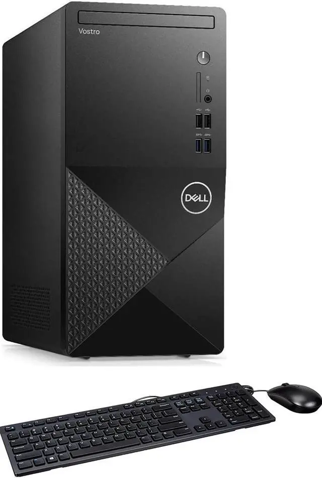 Alt view image 3 of 5 - Dell Vostro 3888 Business Desktop Computer 10th Gen (Intel i5-10400 6-Core up to 4.3 GHz, Intel UHD 630, 32GB RAM, 3TB HDD (3.5), DVDRW, AC WiFi, Bluetooth, RJ-45, Win 10 Pro)