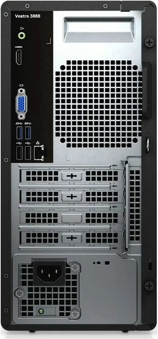 Alt view image 4 of 5 - Dell Vostro 3888 Business Desktop Computer 10th Gen (Intel i5-10400 6-Core up to 4.3 GHz, Intel UHD 630, 32GB RAM, 3TB HDD (3.5), DVDRW, AC WiFi, Bluetooth, RJ-45, Win 10 Pro)