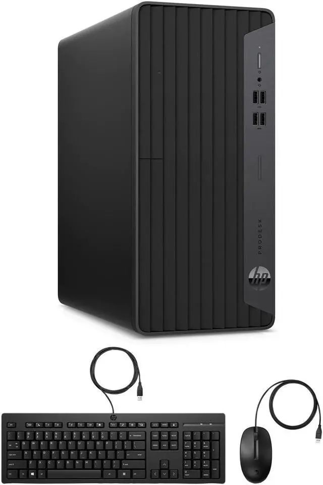 Alt view image 4 of 5 - HP ProDesk 400 G7 Microtower Home & Business Mini Desktop (Intel i5-10500 6-Core, Intel UHD 630, 8GB RAM, 512GB PCIe SSD, USB 3.2, HDMI, Win 11 Pro) with Microsoft 365 Personal , Dockztorm Hub