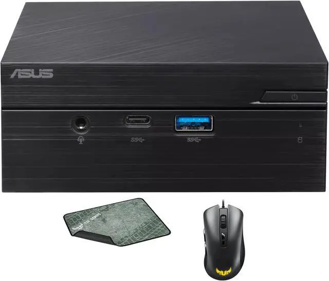 Main image of ASUS PN51-S1 Home & Business Mini Desktop (AMD Ryzen 3 5300U 4-Core, AMD Radeon, 8GB RAM, 256GB SATA SSD, Wifi, HDMI, Bluetooth, Display Port, Win 11 Pro) with TUF Gaming M3 , TUF Gaming P3
