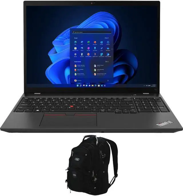 Main image of Lenovo Thinkpad T16 Gen 1 Home & Business Laptop (Intel i5-1235U 10-Core, 16.0" 60Hz Wide UXGA (1920x1200), Intel UHD, 8GB RAM, 256GB SSD, Backlit KB, Win 10 Pro) with Travel & Work Backpack