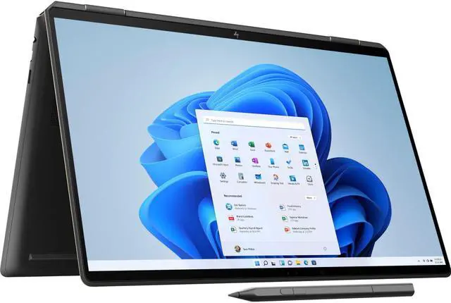 Alt view image 5 of 7 - HP Spectre x360 16t-f100  Home & Business 2-in-1 Laptop (Intel  i7-1260P 12-Core, 16.0" 60Hz Touch 4K (3840x2400), Intel ARC A370M, Win 11 Home) with Microsoft 365 Personal , Dockztorm Hub