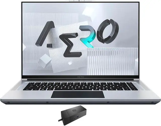 Main image of Gigabyte AERO 16 Gaming & Entertainment Laptop (Intel i7-12700H 14-Core, 16.0" 60Hz 4K (3840x2400), NVIDIA GeForce RTX 3070 Ti, 16GB RAM, 2x512GB PCIe SSD (1TB), Win 11 Home) with WD19S 180W Dock