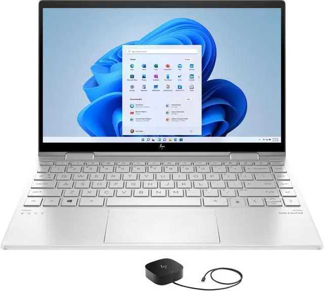 Main image of HP ENVY x360 13t Home & Entertainment Laptop (Intel i7-1195G7 4-Core, 13.3" 60Hz Touch Full HD (1920x1080), Intel Iris Xe, 16GB RAM, 512GB SSD, Backlit KB, Wifi, Webcam, Fingerprint, Win 11 Home)