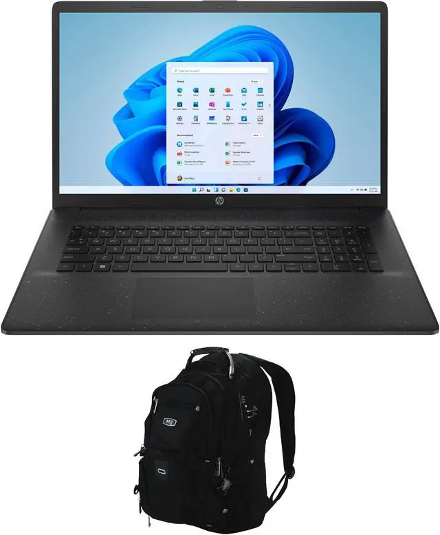 Main image of HP 17-cn2047nr Home & Business Laptop (Intel i7-1255U 10-Core, 17.3" 60Hz Full HD (1920x1080), Intel Iris Xe, 32GB RAM, 1TB PCIe SSD, Wifi, HDMI, Win 11 Home) with Travel & Work Backpack