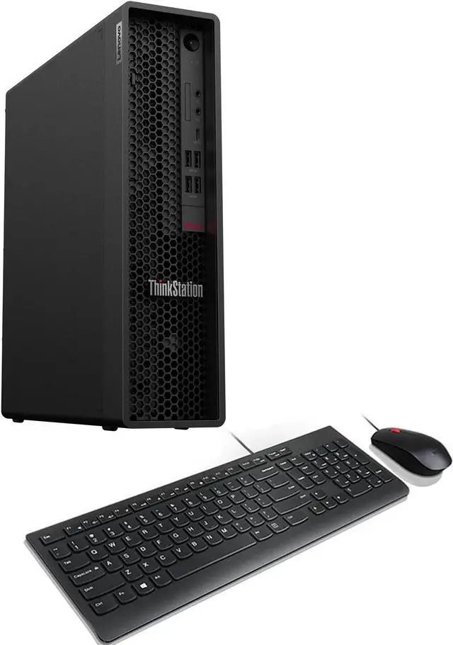 Alt view image 7 of 7 - Lenovo ThinkStation P340 SFF Home & Business Mini Desktop (Intel i5-10500 6-Core, Intel UHD 630, 16GB RAM, 1TB PCIe SSD, USB 3.2, Win 10 Pro) with Microsoft 365 Personal , Dockztorm Hub