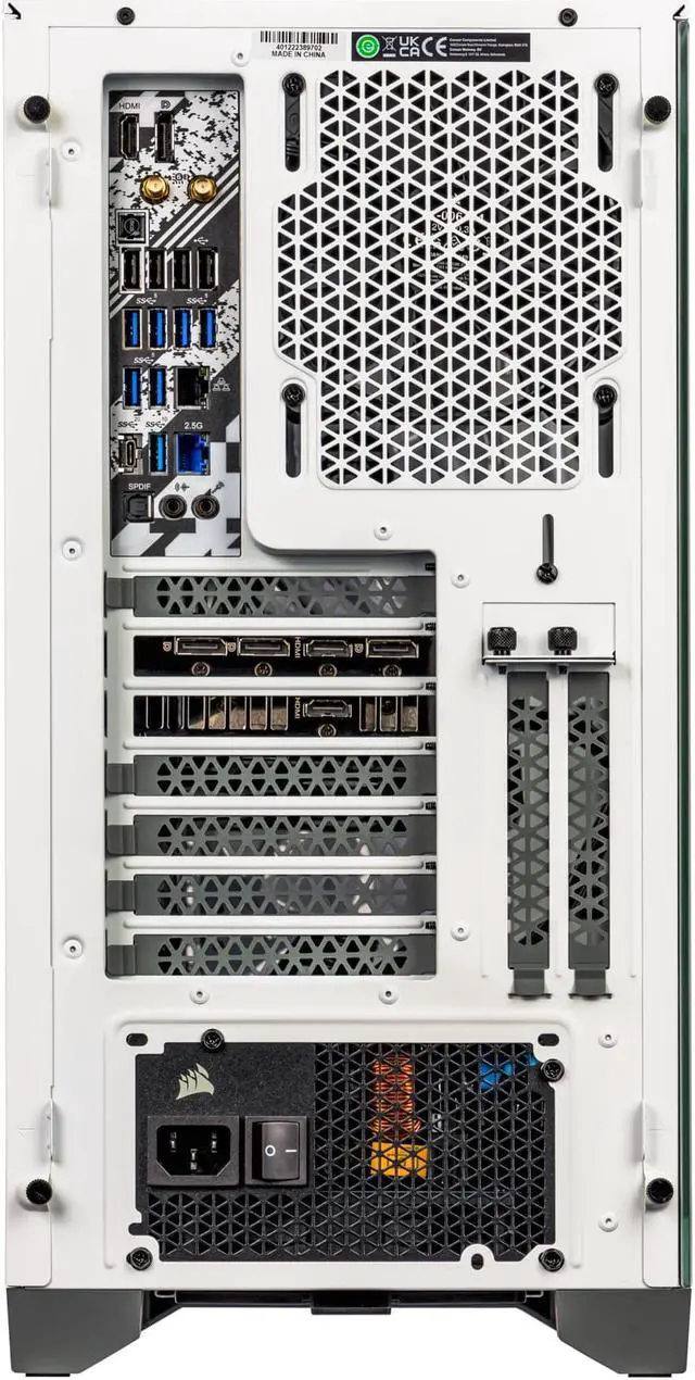 Alt view image 7 of 7 - Velztorm White Armix Custom Built Gaming Desktop PC (AMD Ryzen 9 7900X, GeForce RTX 5090, 32GB DDR5, 2TB PCIe SSD, RGB Fans, 240mm AIO, 1000W PSU, WiFi 6E, Bluetooth 5.2, 2 RJ-45, Win 11 Pro)