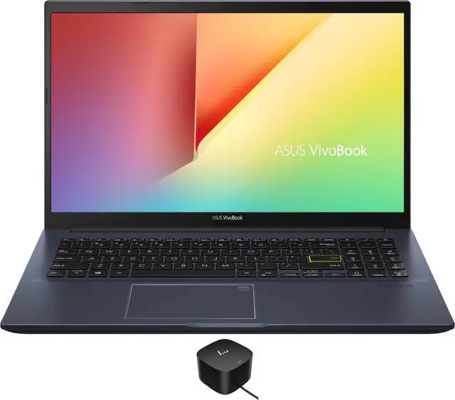 Main image of ASUS VivoBook S513EA Home & Business Laptop (Intel i7-1165G7 4-Core, 15.6" 60Hz Full HD (1920x1080), Intel Iris Xe, 40GB RAM, 2TB PCIe SSD, Wifi, HDMI, Webcam, Win 11 Pro) with 120W G4 Dock