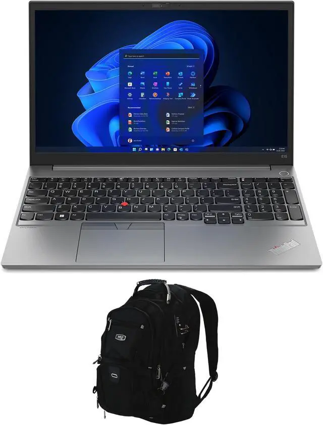 Main image of Lenovo ThinkPad E15 Gen 4 Home & Business Laptop (Intel i5-1235U 10-Core, 15.6" 60Hz Full HD (1920x1080), Intel UHD, 8GB RAM, 256GB SSD, Wifi, USB 3.2, Win 11 Pro) with Travel & Work Backpack