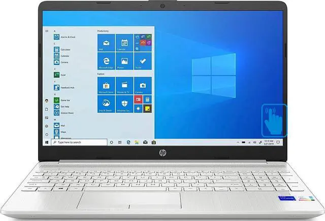 Main image of HP 15t-dw300-15 Home & Business Laptop (Intel i7-1165G7 4-Core, 16GB RAM, 512GB PCIe SSD, Intel Iris Xe, 15.6" 60 Hz Touch HD (1366x768), Fingerprint, Wifi, Bluetooth, Win 10 Pro) Refurbished