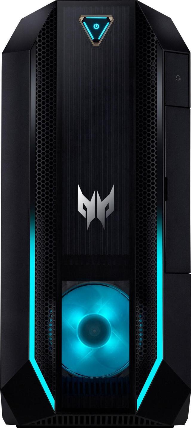 Alt view image 2 of 7 - Acer Predator PO3-630 Gaming Desktop PC (Intel i7-11700 8-Core, GeForce RTX 3070, 32GB RAM, 6TB HDD (3.5), Backlit KB, Wifi, USB 3.2, HDMI, Bluetooth, Display Port, Win 10 Pro) with 120W G4 Dock