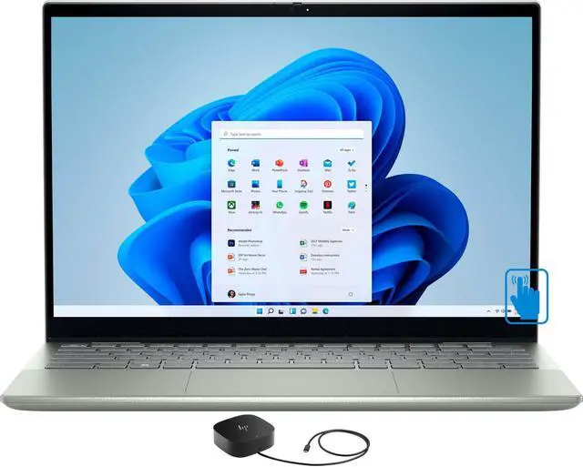 Main image of Dell Inspiron i7425 Home & Entertainment 2-in-1 Laptop (AMD Ryzen 7 5825U 8-Core, 14.0" 60Hz Touch Wide UXGA (1920x1200), AMD Radeon, 32GB RAM, 512GB PCIe SSD, Backlit KB, Wifi, Win 11 Home)