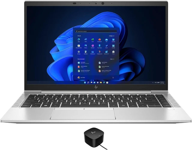 Main image of HP EliteBook 840 G8 Home & Business Laptop (Intel i5-1145G7 4-Core, 14.0" 60Hz Full HD (1920x1080), Intel Iris Xe, 64GB RAM, 2TB PCIe SSD, Backlit KB, Wifi, HDMI, Win 10 Pro) with 120W G4 Dock
