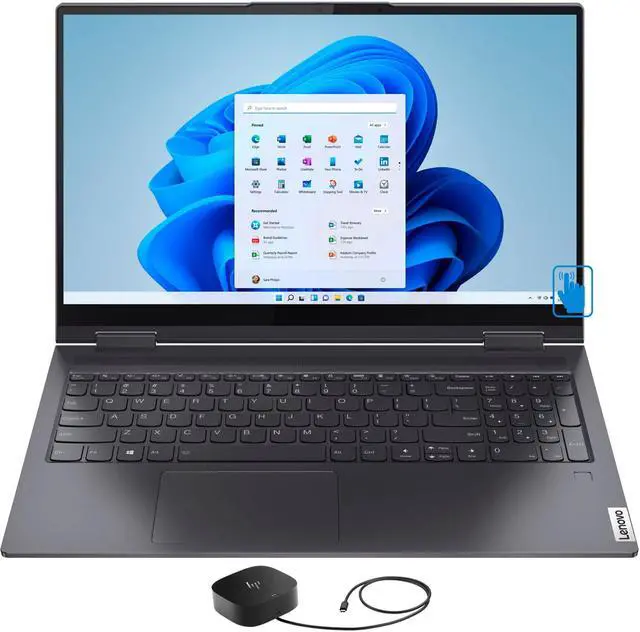 Main image of Lenovo Yoga 7i 15 Home & Business 2-in-1 Laptop (Intel i5-1135G7 4-Core, 15.6" 60Hz Touch Full HD (1920x1080), Intel Iris Xe, 8GB RAM, 256GB SSD, Backlit KB, Wifi, USB 3.2, Webcam, Win 11 Home)