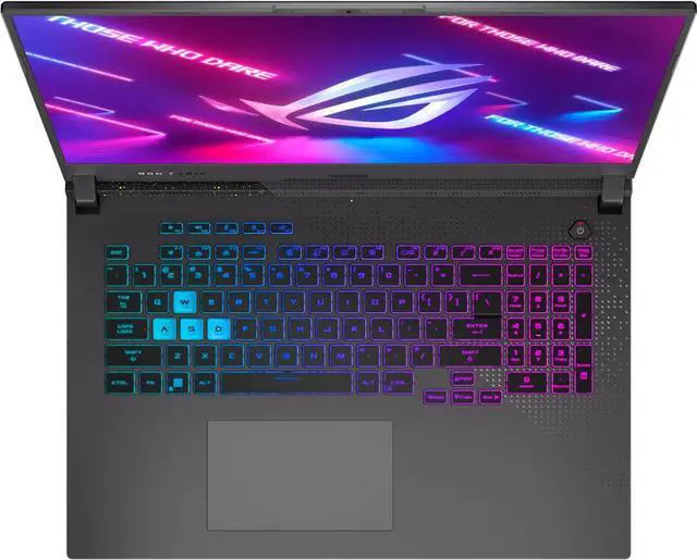Alt view image 4 of 7 - ASUS  ROG Strix G17 GS713 Gaming & Entertainment Laptop (AMD Ryzen 9 7945HX 16-Core, 17.3" 240Hz 2K Quad HD (2560x1440), GeForce RTX 4060, 32GB DDR5 4800MHz RAM, Win 11 Pro) with Voyager Backpack