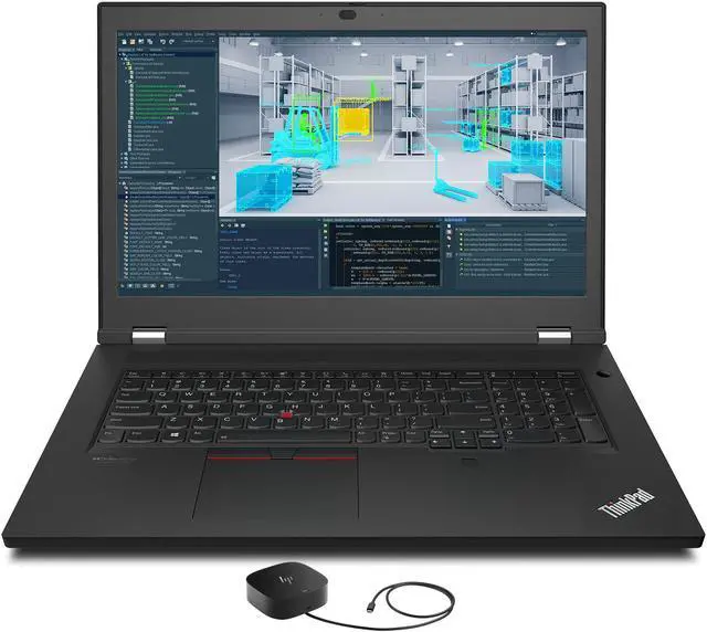 Main image of Lenovo ThinkPad P17 Gen 2 Workstation Laptop (Intel i7-11800H 8-Core, 17.3" 60Hz 4K Ultra HD (3840x2160), NVIDIA RTX A2000, 32GB RAM, 2x512GB PCIe SSD RAID 1  (512GB), Backlit KB, Wifi, Win 11 Pro)
