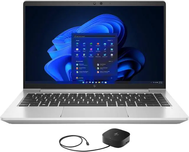 Main image of HP EliteBook 640 G9 Home & Business Laptop (Intel i5-1235U 10-Core, 14.0" 60Hz Full HD (1920x1080), Intel Iris Xe, 32GB RAM, 512GB PCIe SSD, Backlit KB, Wifi, Win 10 Pro) with G2 Universal Dock